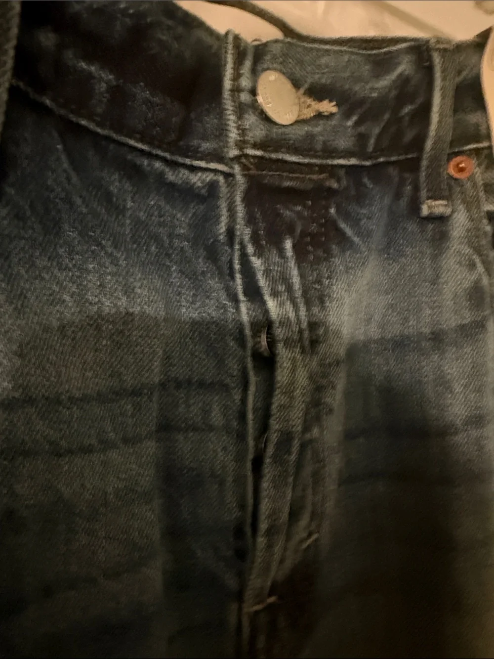 Universal Thread Indigo Blue High-Rise Baggy Shorts